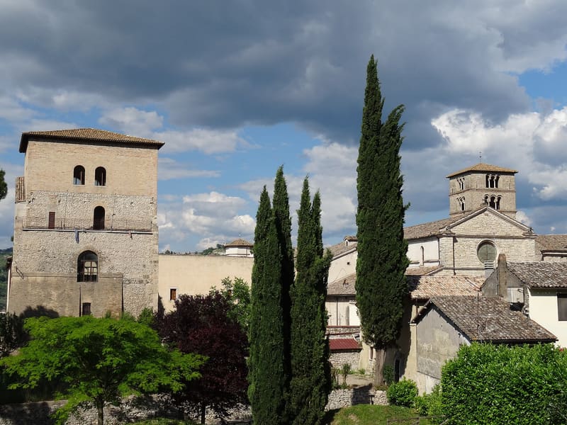Veduta dell'Abbazia di Farfa in Sabina