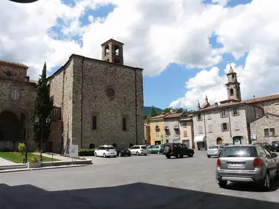 Esterno dell'Abbazia di San Colombano a Bobbio