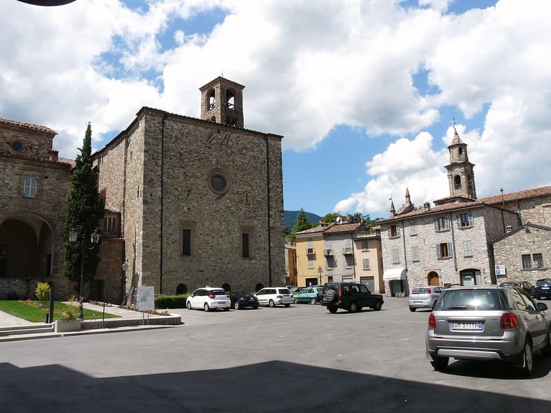 Esterno dell'Abbazia di San Colombano a Bobbio