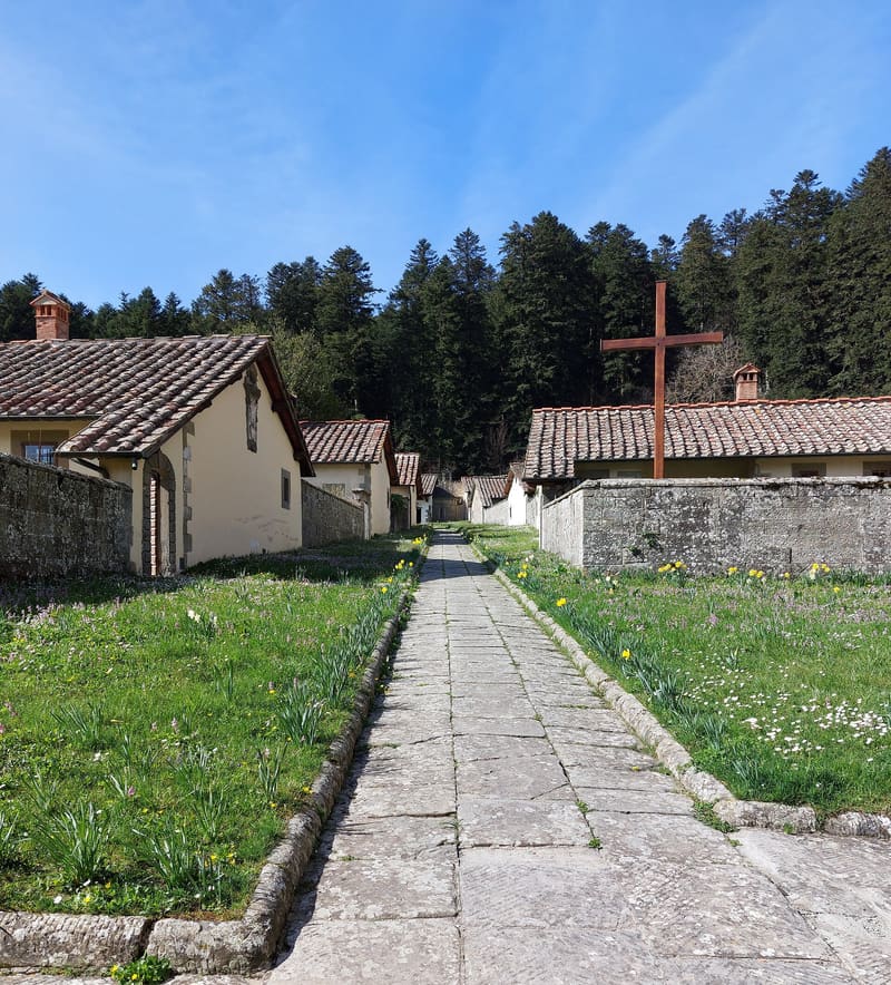 Le celle dei monaci all'Eremo di Camaldoli