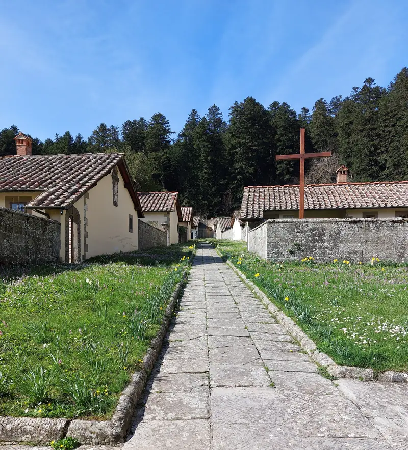 Le celle dei monaci all'Eremo di Camaldoli